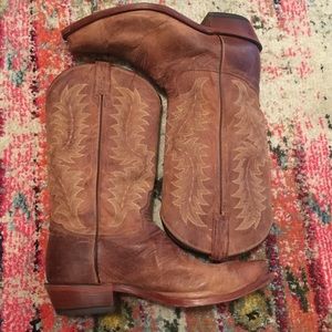 Men’s Tony Lama Saigets worn goat western boats